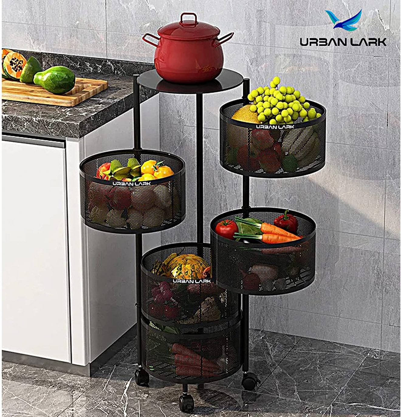 Urban Lark Detachable Storage Trolley